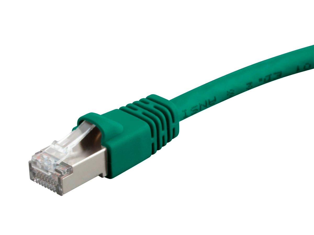 Monoprice   124339 Cat6A Ethernet Patch Cable   Network Internet Cord   Rj45, 550Mhz, Stp, Pure Bare Copper Wire, 10G, 26Awg, 3F