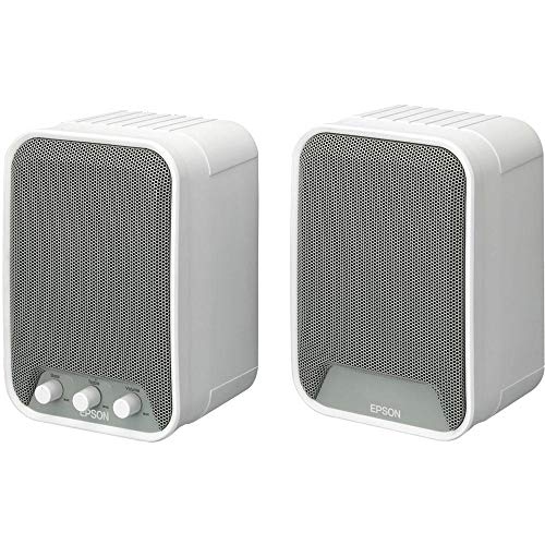 2Kt6660   Epson Elpsp02 2.0 Speaker System   30 W Rms   White