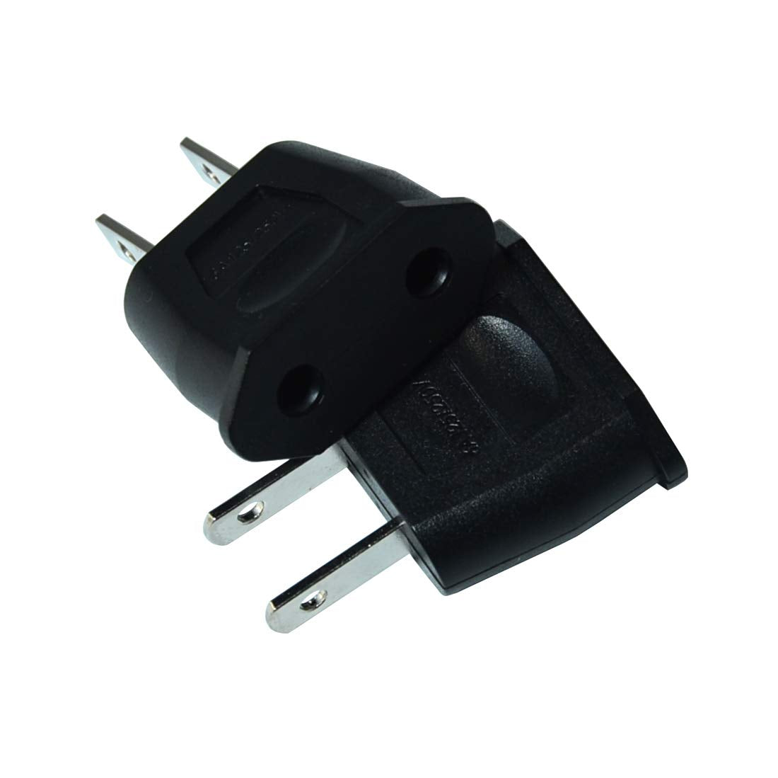 Eu Euro Europe To Us Usa Power Jack Wall Plug Converter Travel Adapter Adaptor (10 Pcs)