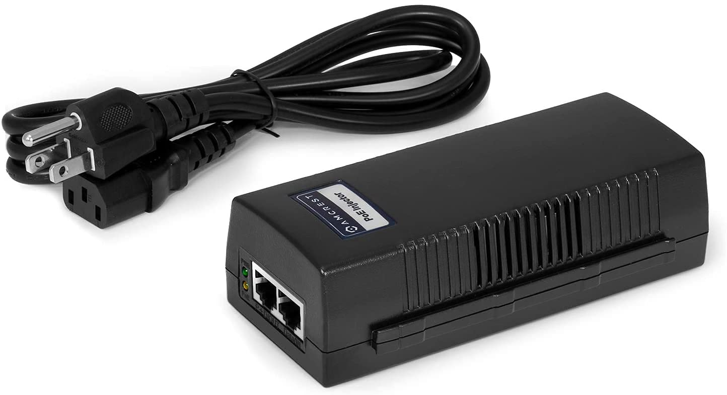 Amcrest Active Poe Injector Adapter, Ieee 802.3Af Compliant, Up To 100 Meters