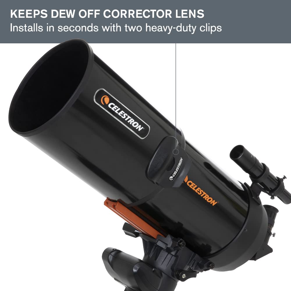 Celestron   Dew Shield With Cover Cap   Aluminum Dew Prevention   Fits 6    Schmidt Cassegrain Telescope