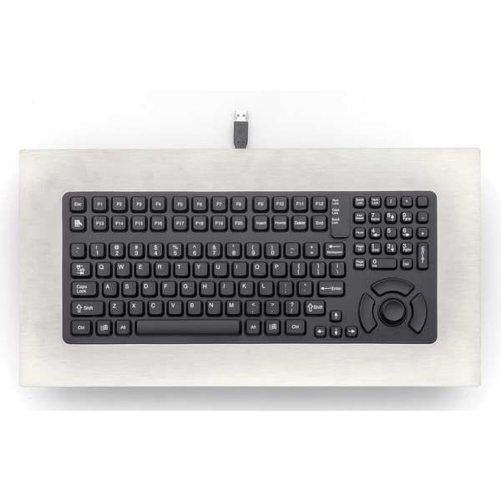 Keyboard,Stainless Steel Panel Mount,USB