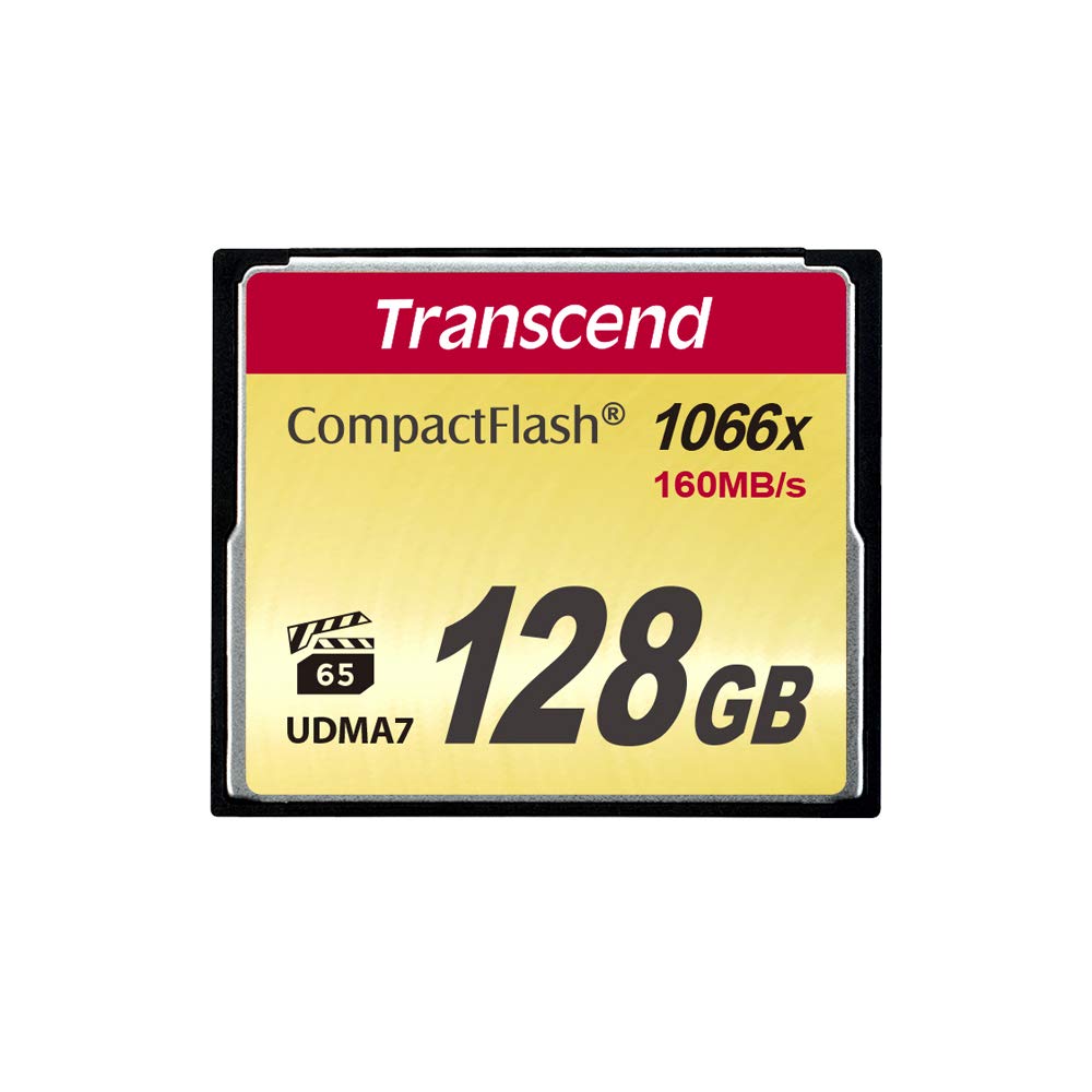 Transcend 128Gb Compact Flash Memory Card 1000X (Ts128Gcf1000)