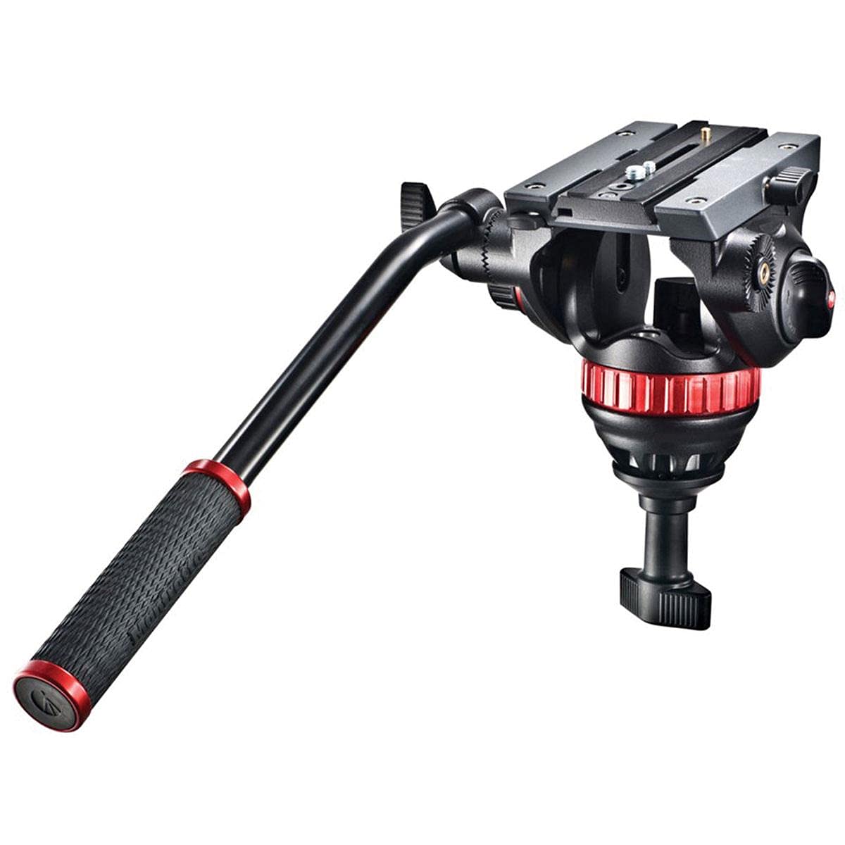 Manfrotto Mvh502A,546Gb 1 Professional Fluid Video System With Aluminum Tripod And Ground Spreader (Black)