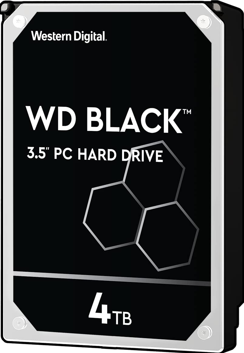 Western Digital 4Tb Wd Black Performance Internal Hard Drive Hdd   7200 Rpm, Sata 6 Gb/S, 256 Mb Cache, 3.5''   Wd4005Fzbx