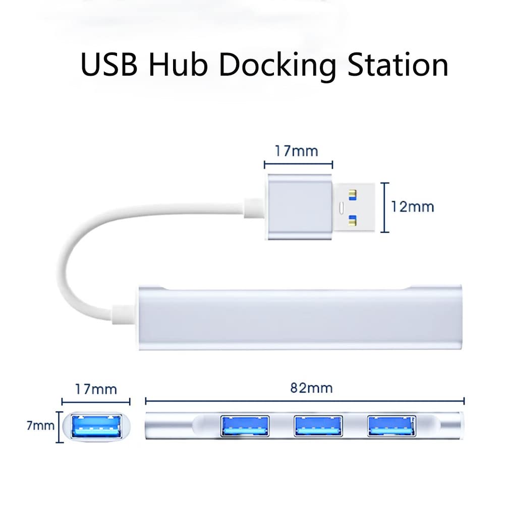 4 Port Usb Hub 3.0, Hrioekax Usb Expander Usb Multiport Adapter, Multi ...