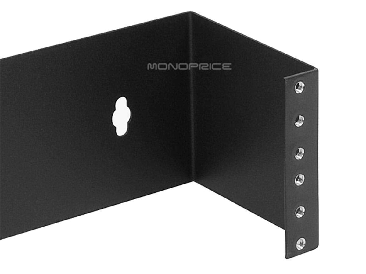 Monoprice 3.5 By 19 By 4 Inch 2U Wall Mount Bracket 108624