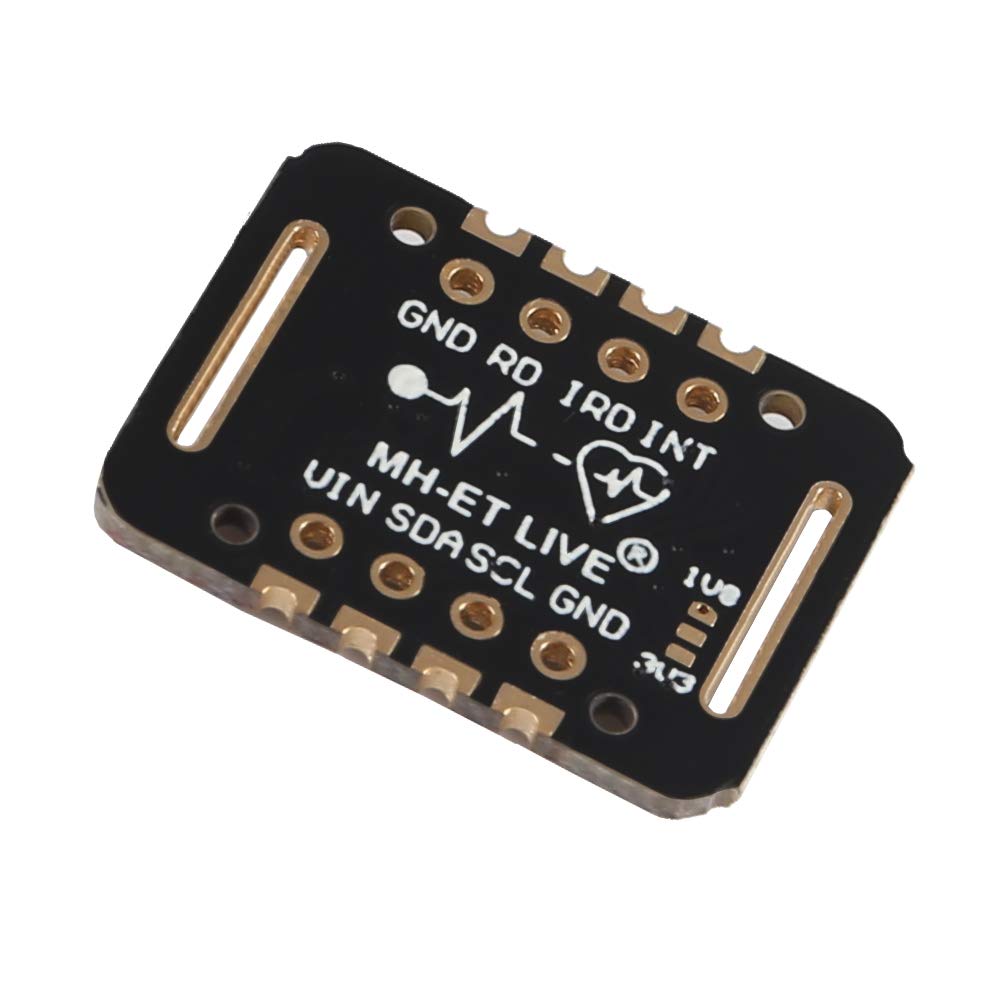 Aitrip 3Pcs Heart Rate Sensor Module Max30102 Puls Detection Blood Oxygen Concentration For Arduino Stm32 (3Pcs Black Max30102)