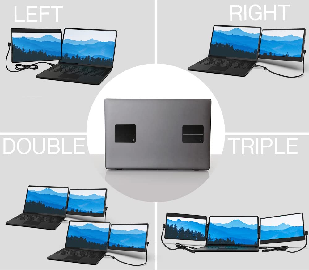 Sidetrak Swivel Metal Plates For Laptop  Add Onreplacement Plates Only  Compatible With Sidetrak Swivel Portable Monitors Purcha