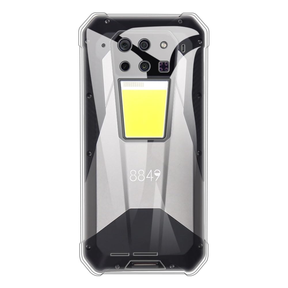 Shantime For Unihertz 8849 Tank 3 Pro Case, Soft Tpu Back Cover Shockproof Silicone Bumper Anti Fingerprints Full Body Protectiv