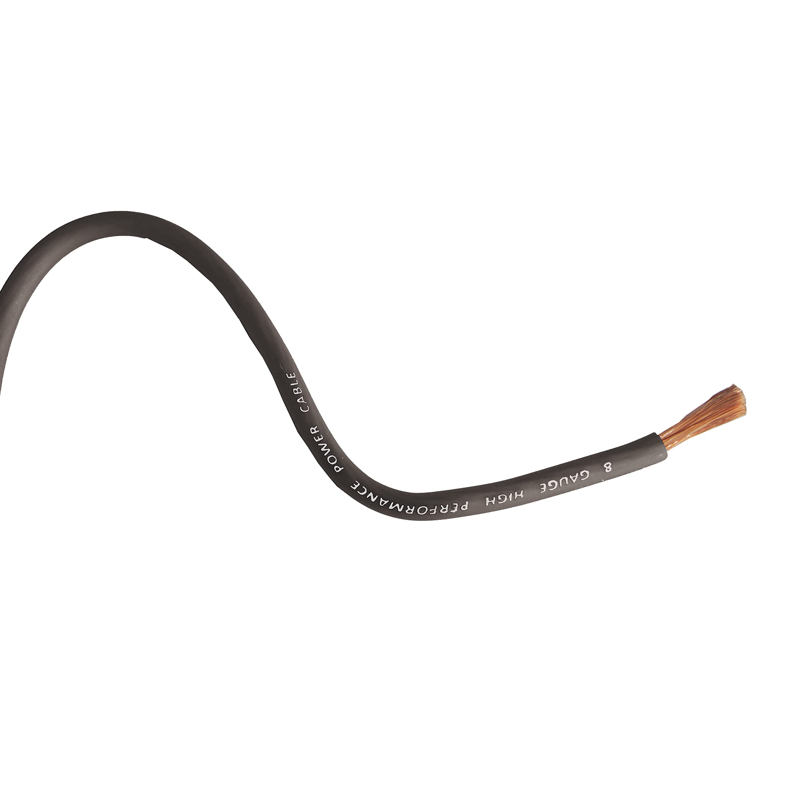 Rd 8 Gauge Awg Cca Automotive Wire Ground Cable Battery Cable Wire, Home Speaker Stereo System, Automotive Use (25Ft Black)