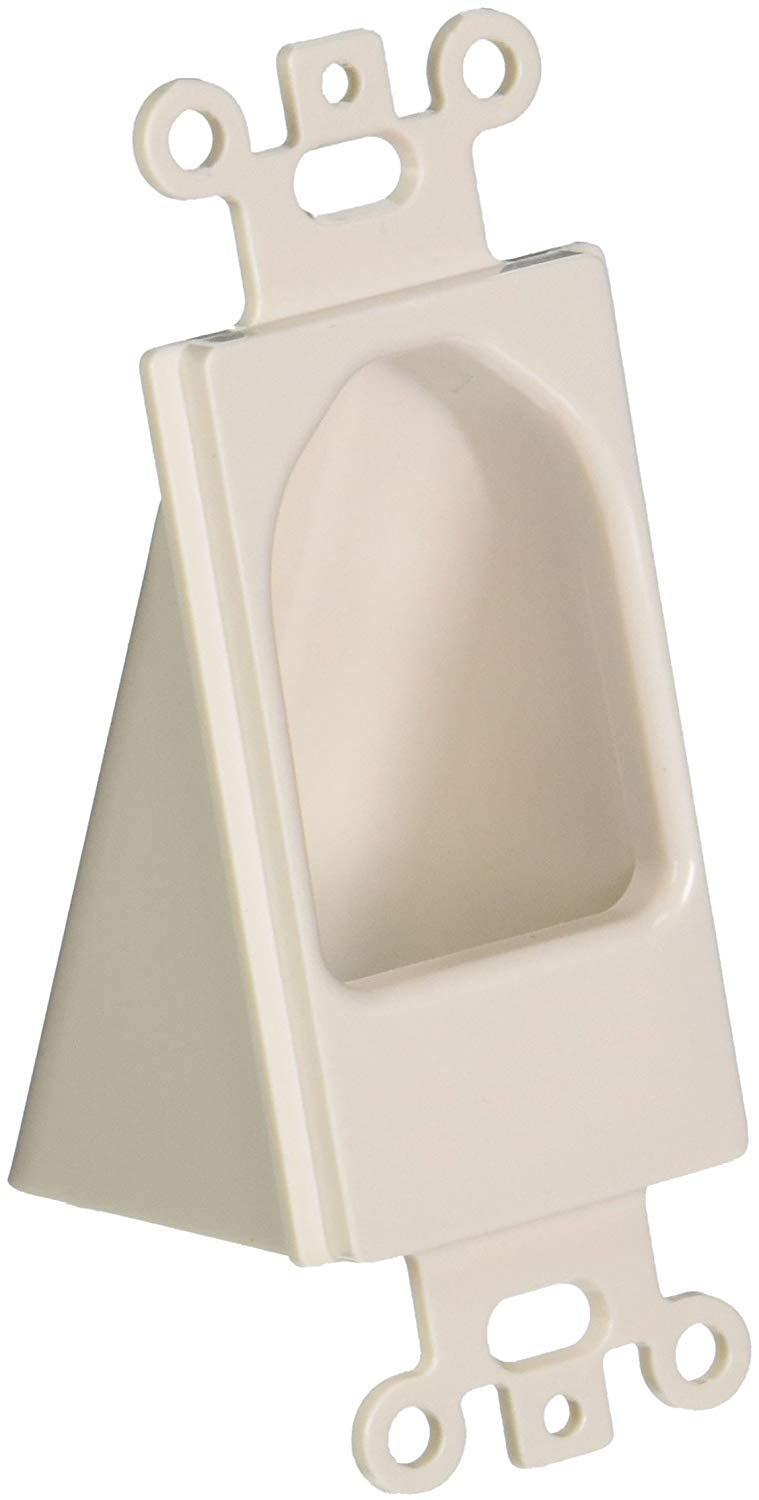 Data Comm Datacomm 45 0004 Wh Reverse Nose Decor Insert, White