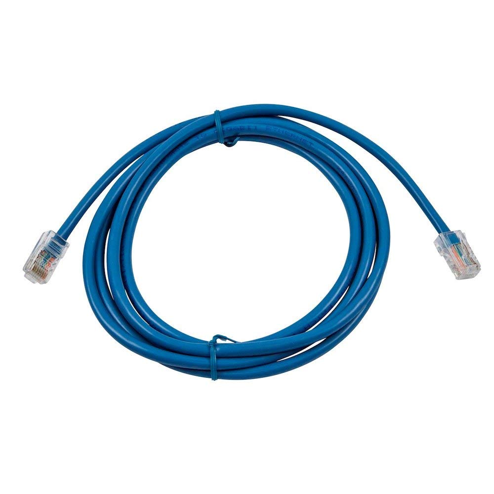 Buhbo 1 Ft Cat7 Shielded Rj45 Ethernet Network Snagless Cable 10Gbps 600 Mhz (10-Pack) Blue