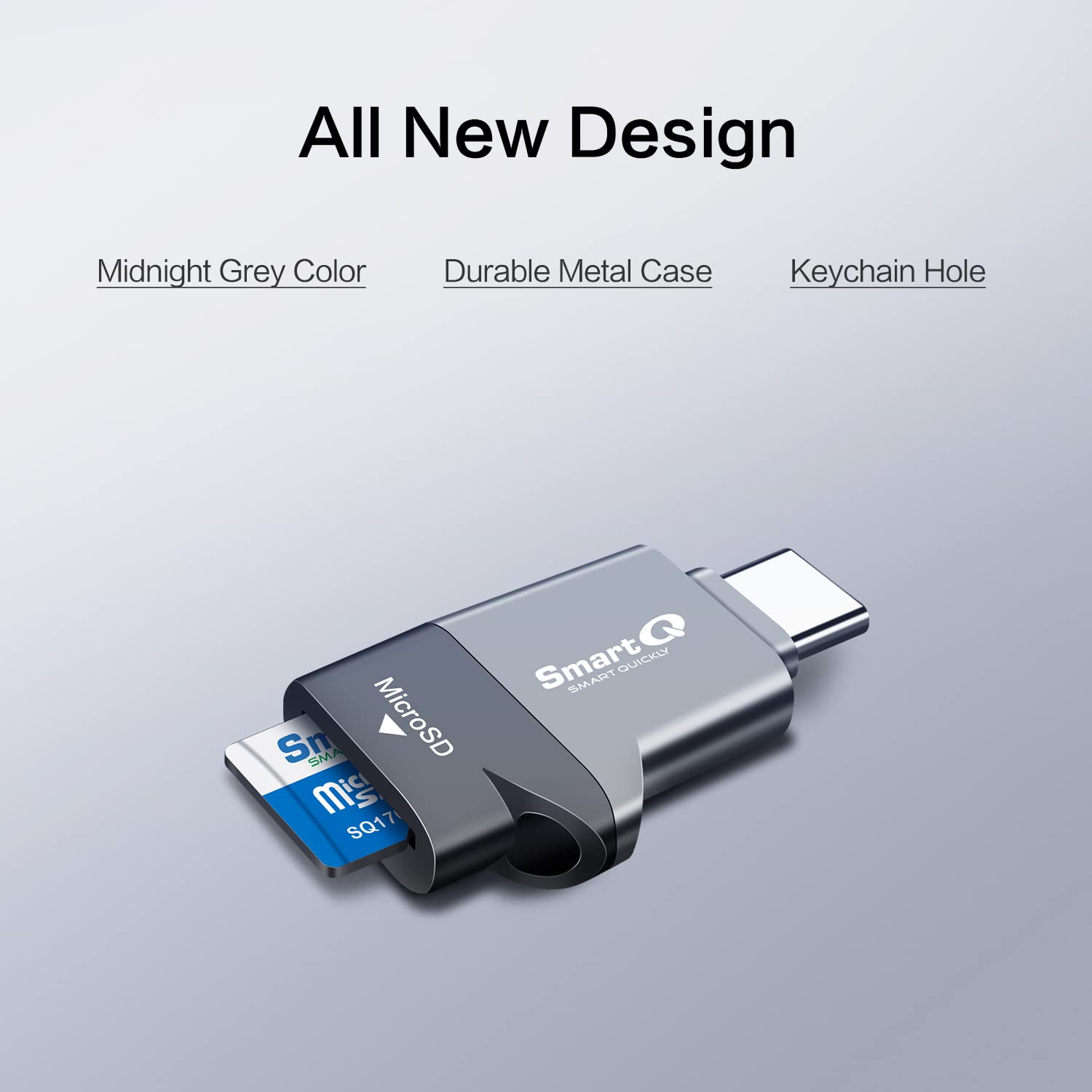 C356 Type C Microsd Card Reader With Usb 3.0 Super Speed Technology, Supports Microsdxc, Microsdhc, And Microsd For Window, Mac
