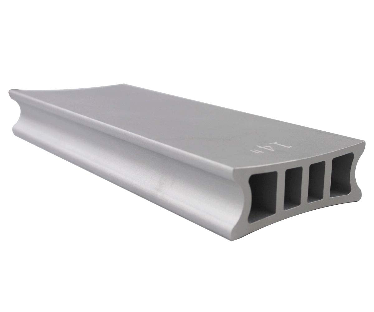 Guyker Two Way Radius Sanding Block For Fret Leveling Fingerboard   Aluminum Sanding Beam Luthier Tool For Guitar & Bass Repair