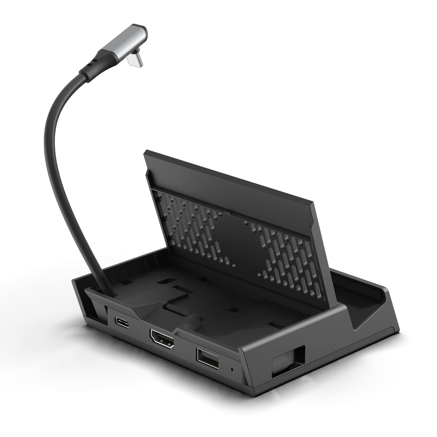 Skull & Co. X Savage Raven Steamdock: A Compact And Portable Dock With Detachable Usb Hub Hdmi Tv Adapter For Steam Deck Rog All