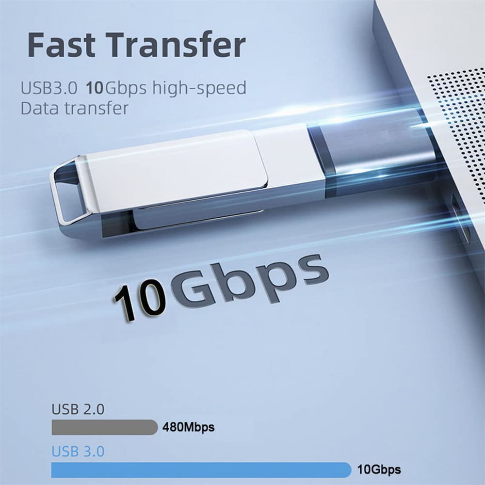 Nfhk Usb 3.0/3.1 Type A Male To Usb 3.0/3.1 A Male Data Adapter 10Gbps Extension For Laptop Desktop