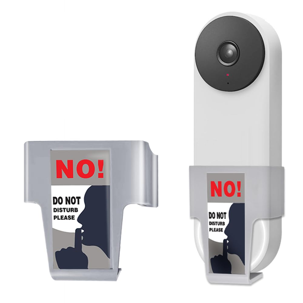 Do Not Disturb Doorbell Button Cover, Compatible With Doorbell Pro/Nest Doorbell, Please Do Not Ring Signs, Suitable For Undistu