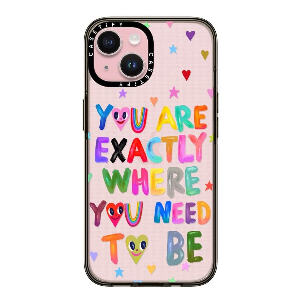 Casetify Compact Case For Iphone 15 [2X Military Grade Drop Tested / 4Ft Drop Protection]   You Are Exactly Where You Need To Be