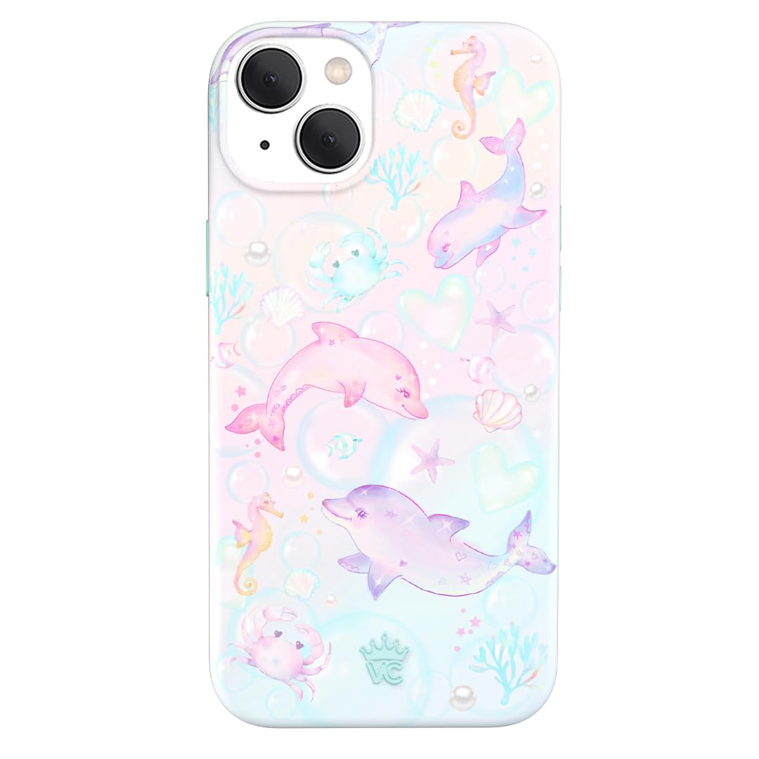 Velvet Caviar For Iphone 15 Case Cute   Compatible With Magsafe [8Ft Drop Tested]   Dolphins