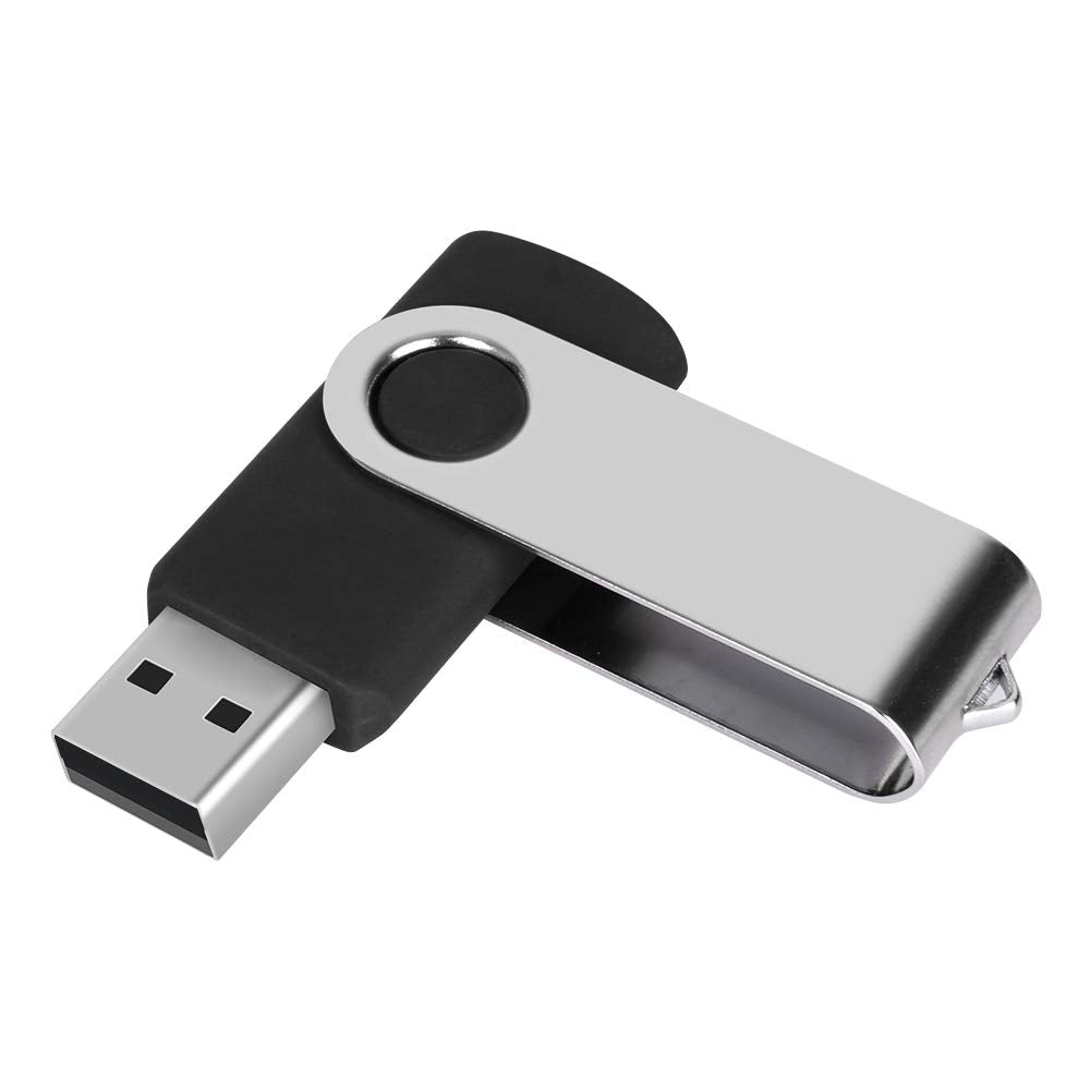 Eastbull 50Pcs 256Mb Bulk Flash Drives Usb 2.0 Flash Drives Pack 256Mb Thumb Drives Bulk Swivel Bulk Usb Drives, Black