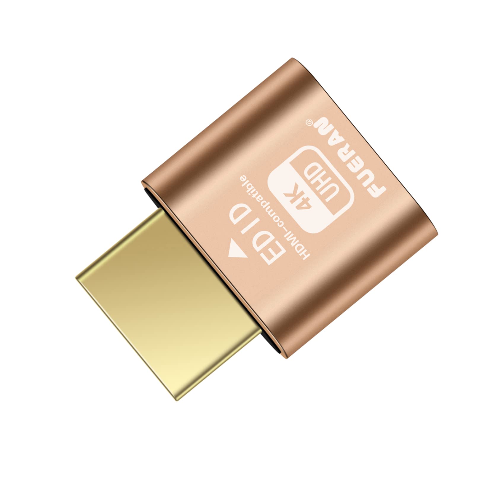 Fueran 4K Dummy Plug,Virtual Monitor Display Emulator, Headless Display Adapter Supports Up To 3840X2160@60 1080@120 Hdmi Compat