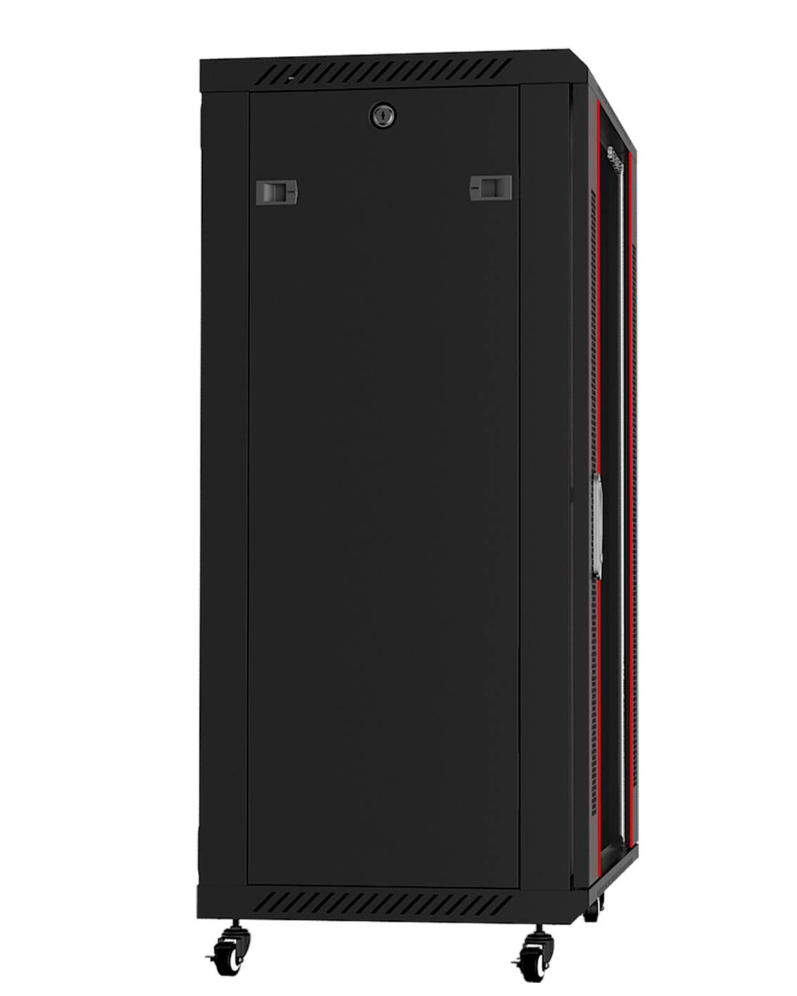 Server Rack   Wall Mount Networking Cabinet   Locking It Cabinet   19 Inch Enclosure Av Audio Video Rack Lockable Cabinet Network Rack With Powerbar   Shelf   Fan (18U (24' W X18 D X35 H))