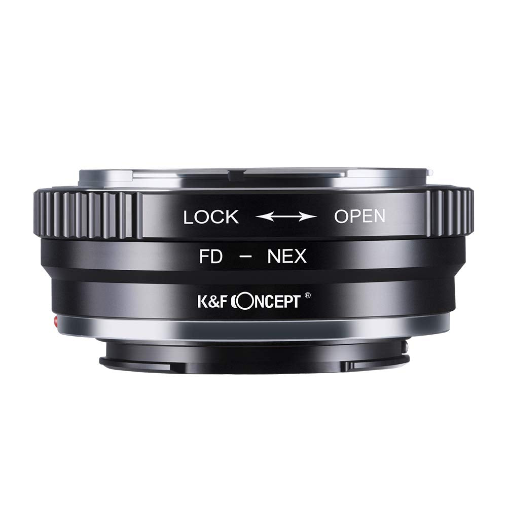 K&F Concept Lens Mount Adapter Fd To Nex Compatible For Canon Fd Fl Lens To Nex E Mount Camera Compatible For Sony Alpha Nex 7 Nex 6 Nex 5N Nex 5 Nex C3 Nex 3