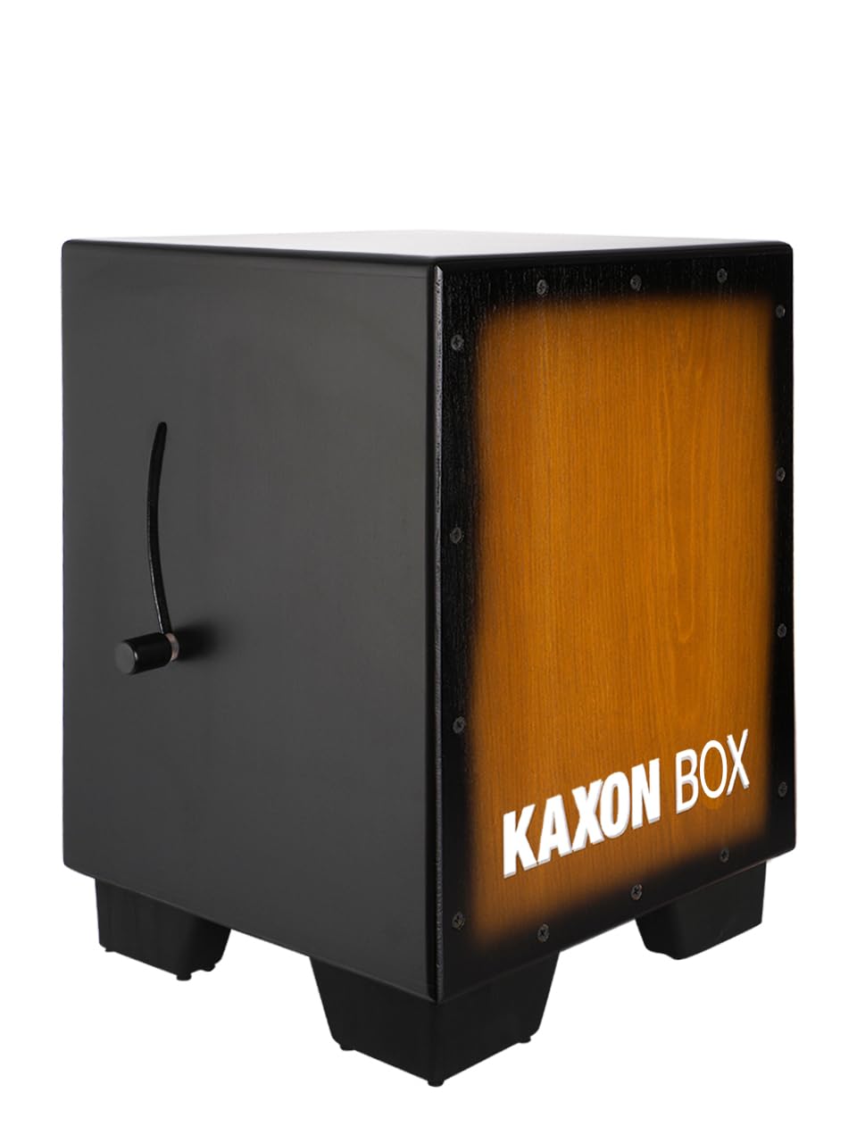 KAXON BOX Adjustable Snare Cajon for Kids & Junior  Free Large Hand Shaker, Heavy Duty, Birch Wood, 3 Internal Snares, Deep Bas