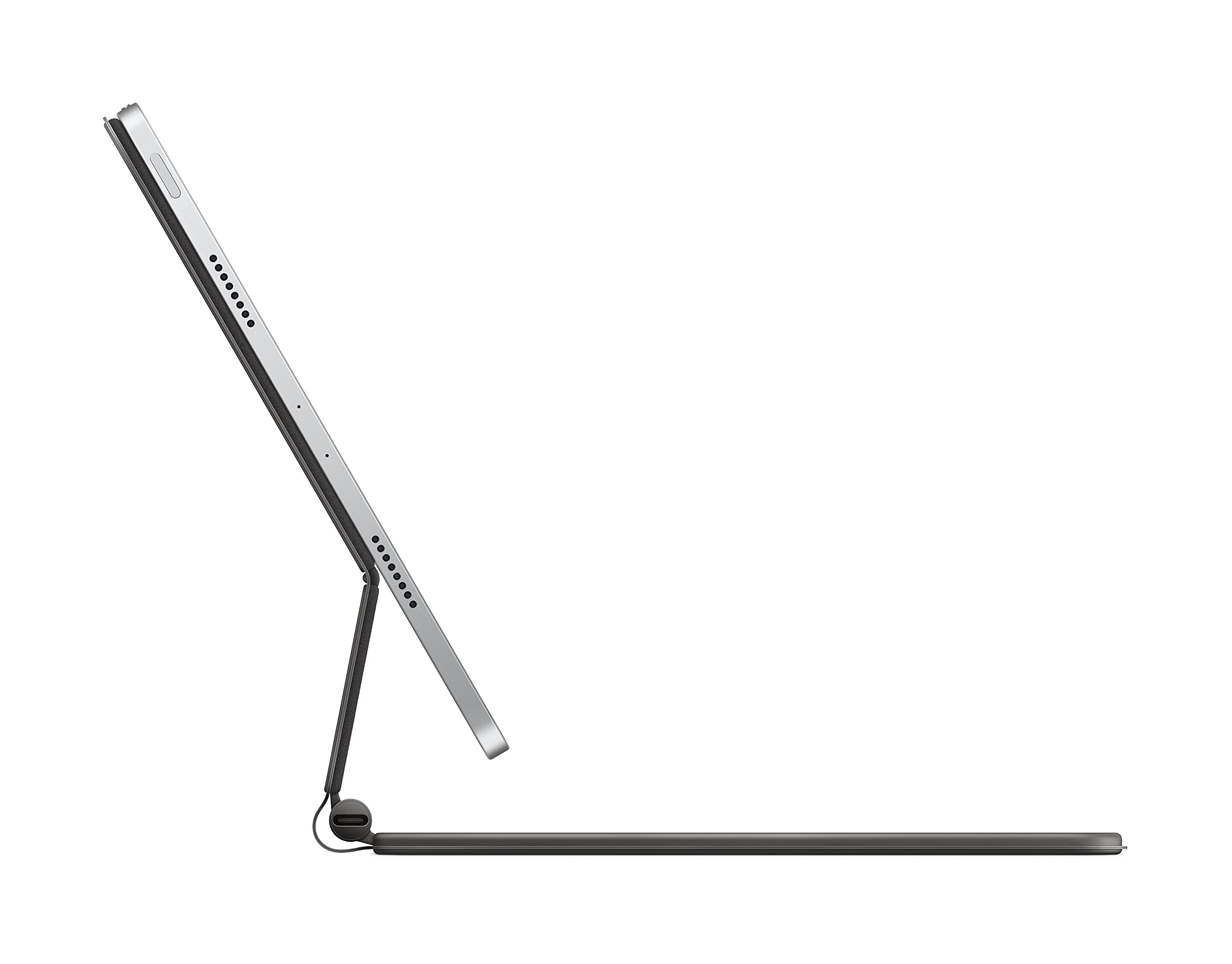 Apple Magic Keyboard: iPad Keyboard case for iPad Pro 11 inch (1st, 2nd, 3rd, 4th gen) and iPad Air (4th, 5th gen, and M2), Great Typing Experience, Built in trackpad, Danish   Black