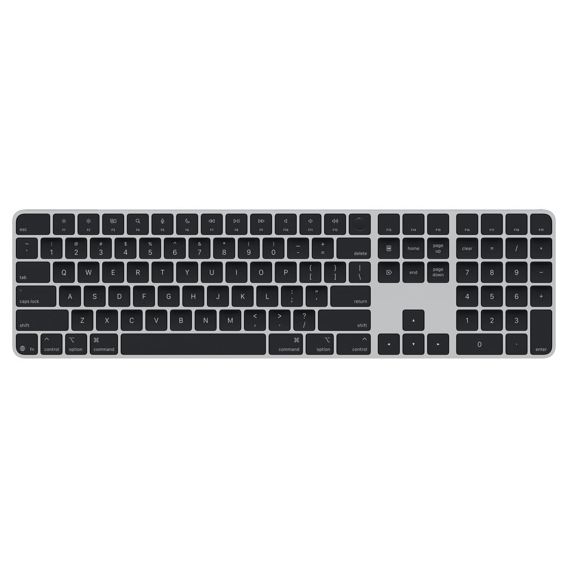 Magic Keyboard With Touch Id And Numeric Keypad For Mac Models With Apple Silicon   Us English   Black Keys