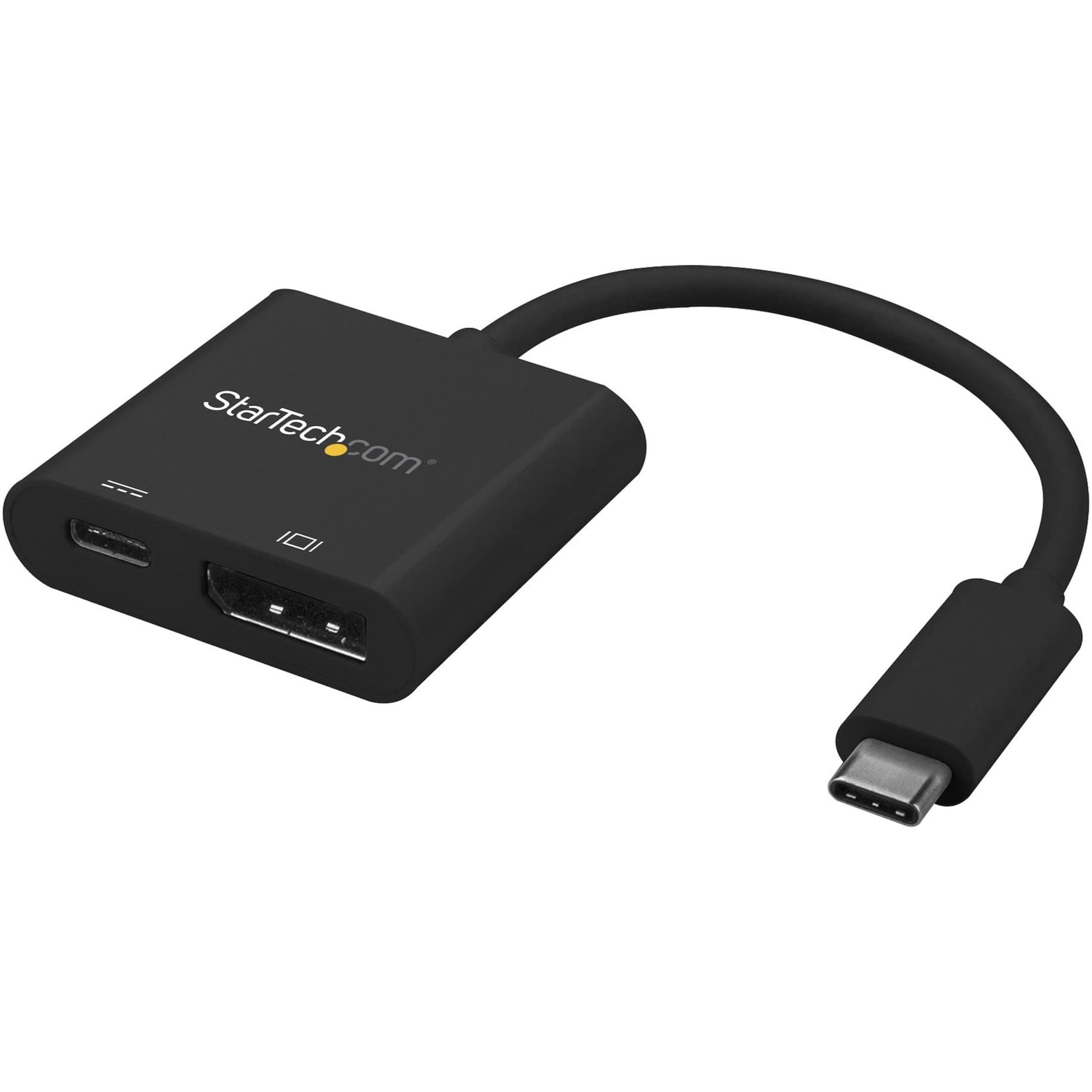 StarTech.com USB C to DisplayPort Adapter with Power Delivery - 4K 60Hz HBR2 - USB Type-C to DP 1.2 Monitor Video Converter w/ C