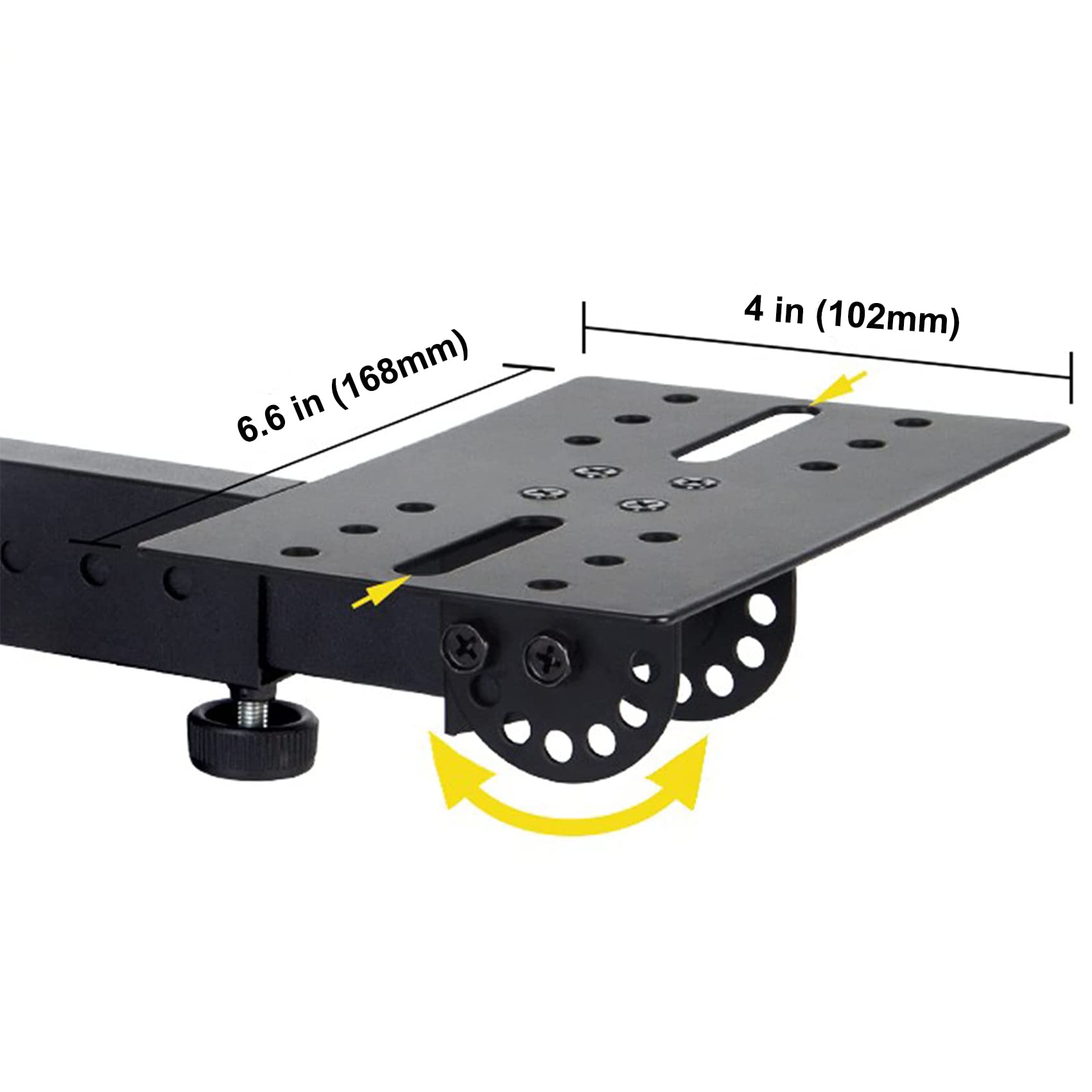 Bigalleons Sps 508 Speaker Wall Mount Stand, Rotatable Angle, Adjustable Swivel Tilt Speaker Mount Bracket, Home Surround Sound