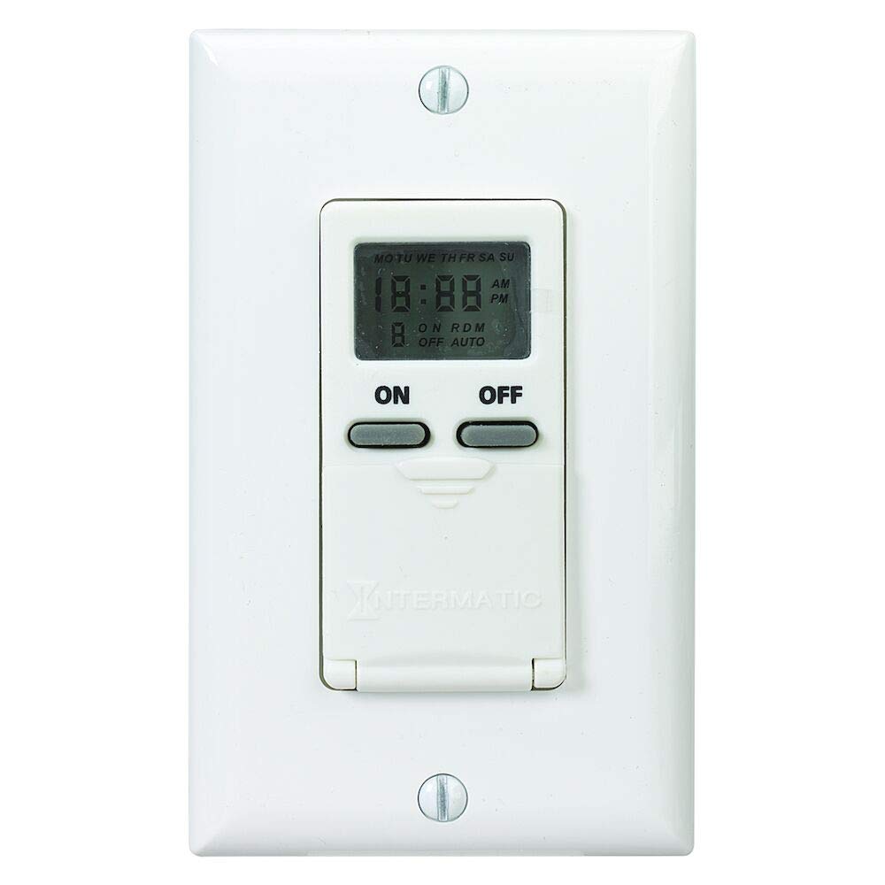 Intermatic Iw505K 15 Amp Digital In Wall Timer , White