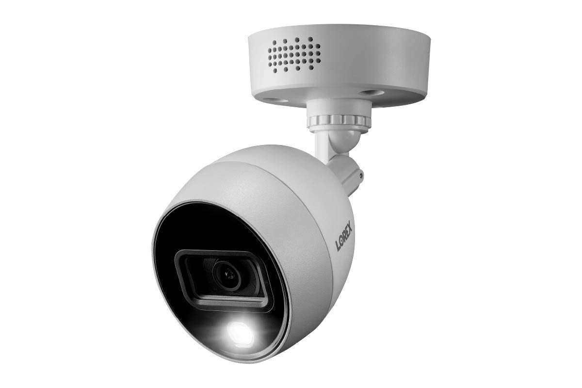 Lorex 4K Indoor/Outdoor Ultra Hd Motion Detected Wired Security Surveillance Add-On Bullet Camera - With Ir Night Vision And Long Range