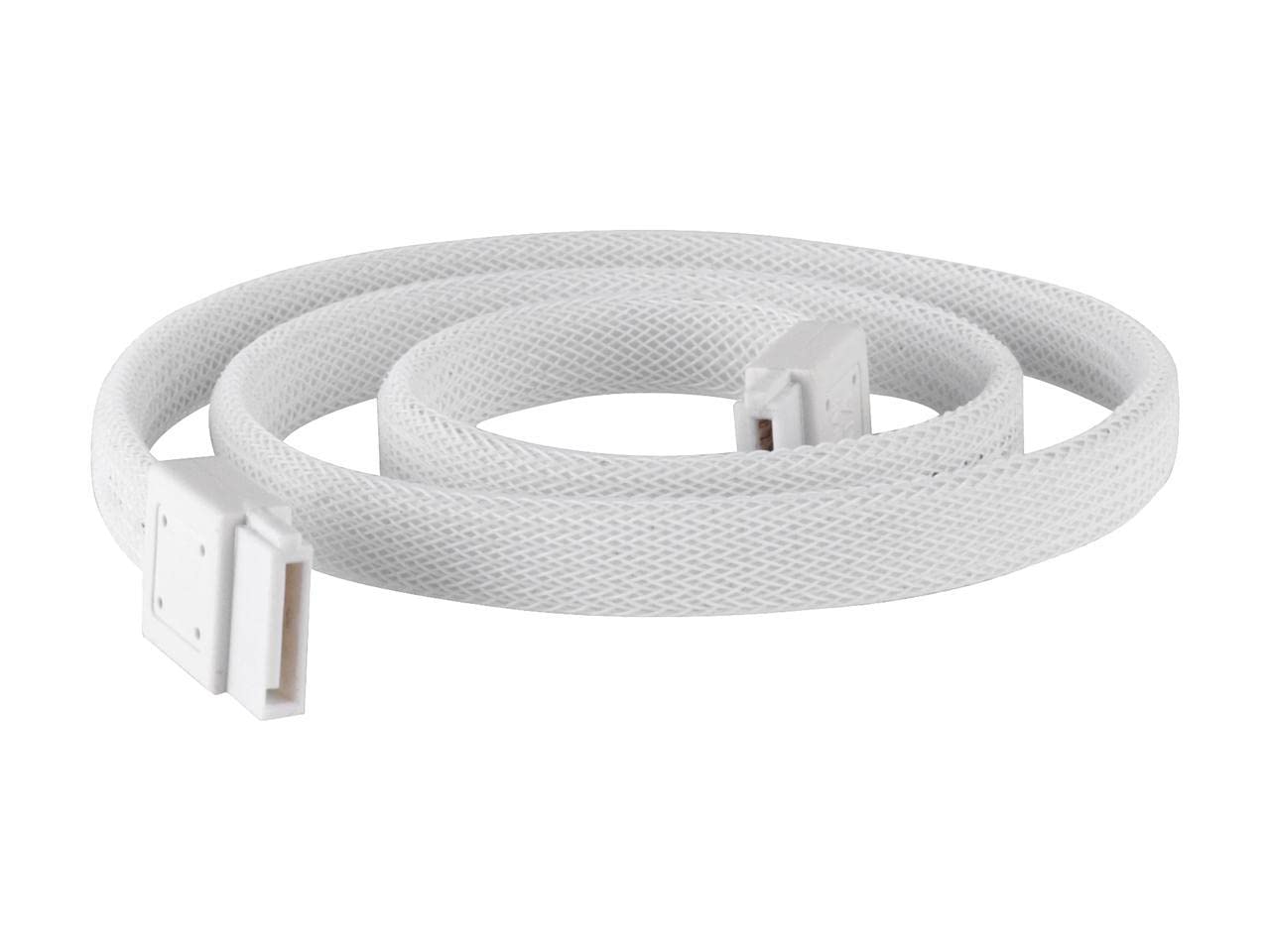 Silverstone Sata Iii With Locking Mechanism, White (Rl Cp07W)