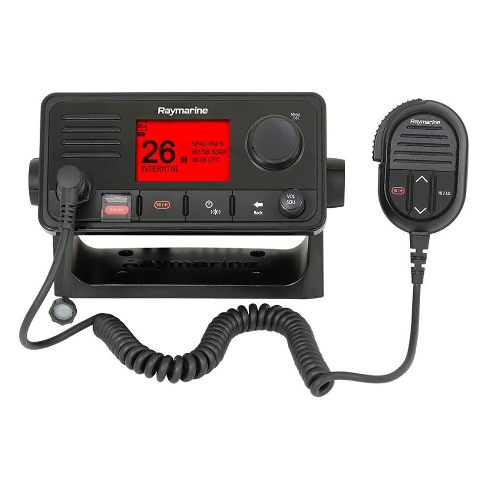 Raymarine E70517, Ray73 Marine Vhf Radio With Hailer And Gps, Black, Small,WBEEAB07MDXWKKH