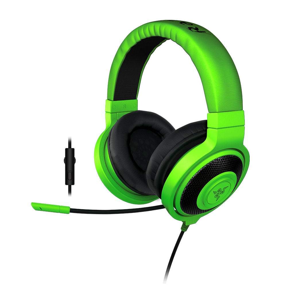 Razer RZ04-01380200-R3U1 Kraken Pro Analog Gaming Headset for PC, Xbox One and PlayStation 4, Green