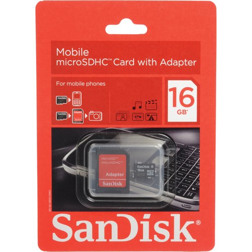 Secure Digital, 16Gb Micro Sd With Adap