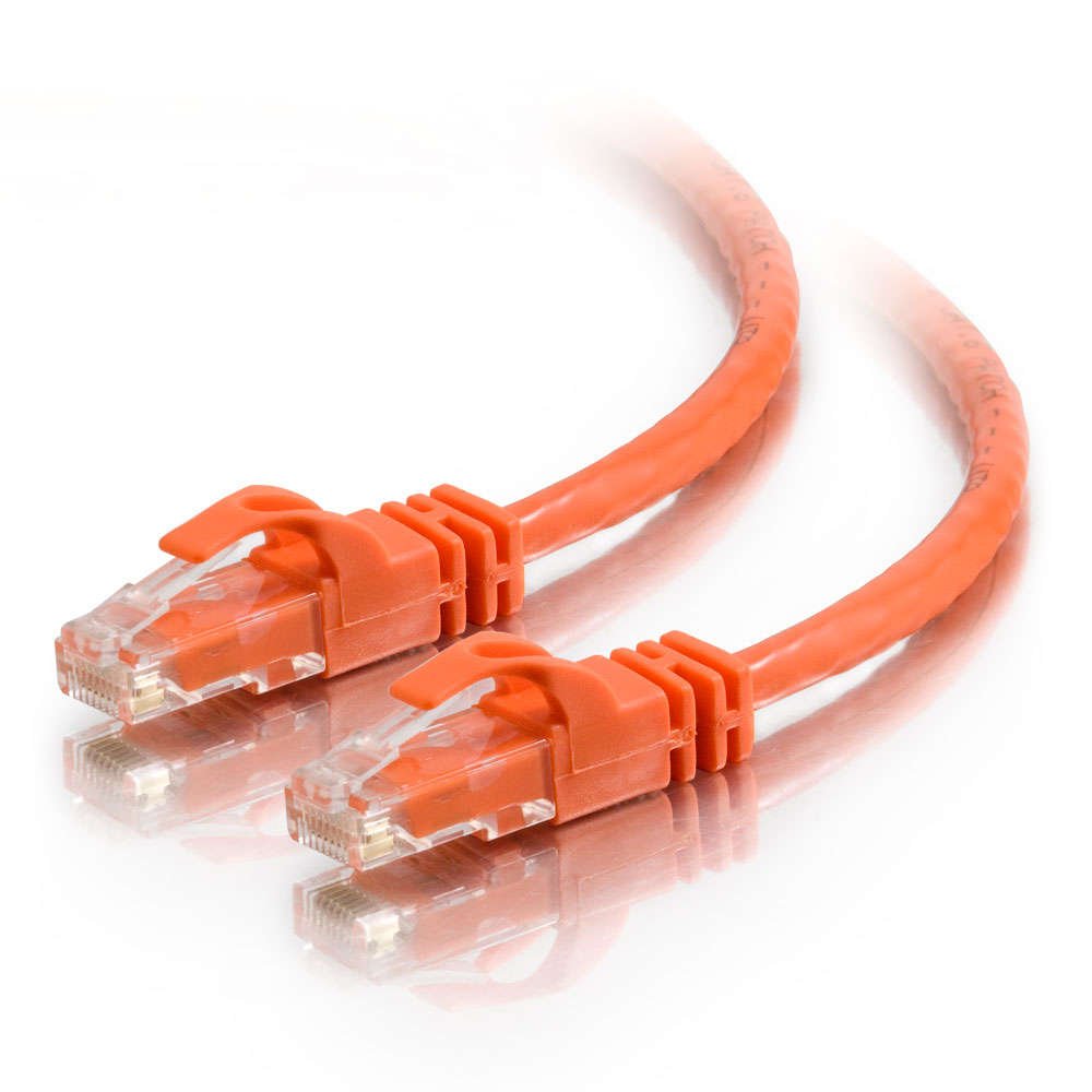 C2G 27895 Cat6 Crossover Cable   Snagless Unshielded Network Patch Cable, Orange (25 Feet, 7.62 Meters)