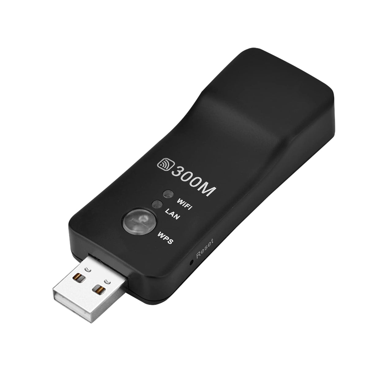 Mini Range Extender, Mini 300M USB Repeater Amplifier, AP Smart TV Network Adapter for Smart TV, Laptop, Mobile Phone, Tablet