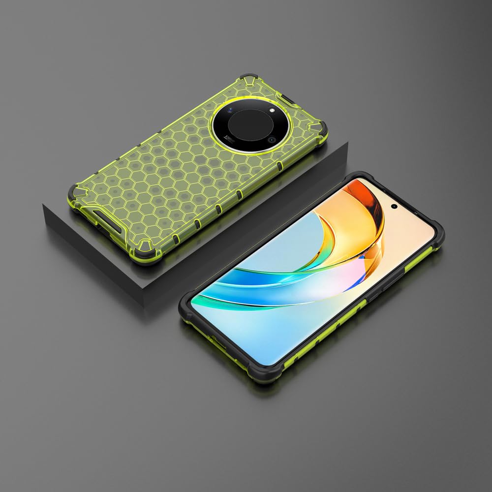 Pzwoxukhov Compatible With Honor X9B 5G / X50 5G / X50 Gt 5G Case Cover,Compatible With Honor Magic 6 Lite 5G Honeycomb Anti Dro