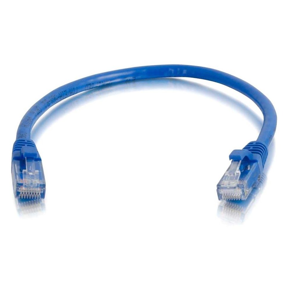 New   25 Pk 5Ft Cat6 Snagless Patch Cable Blue   31371