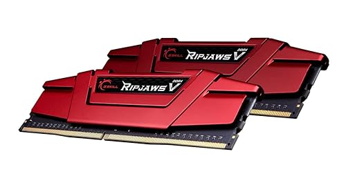 G.Skill Ripjaws V Series (Intel Xmp) Ddr4 Ram 16Gb (2X8Gb) 2666Mt/S Cl15 15 15 35 1.20V Desktop Computer Memory Udimm   Red (F4
