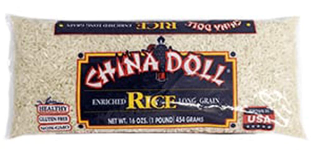 China Doll Long Grain White Rice 16 oz Pack of 3