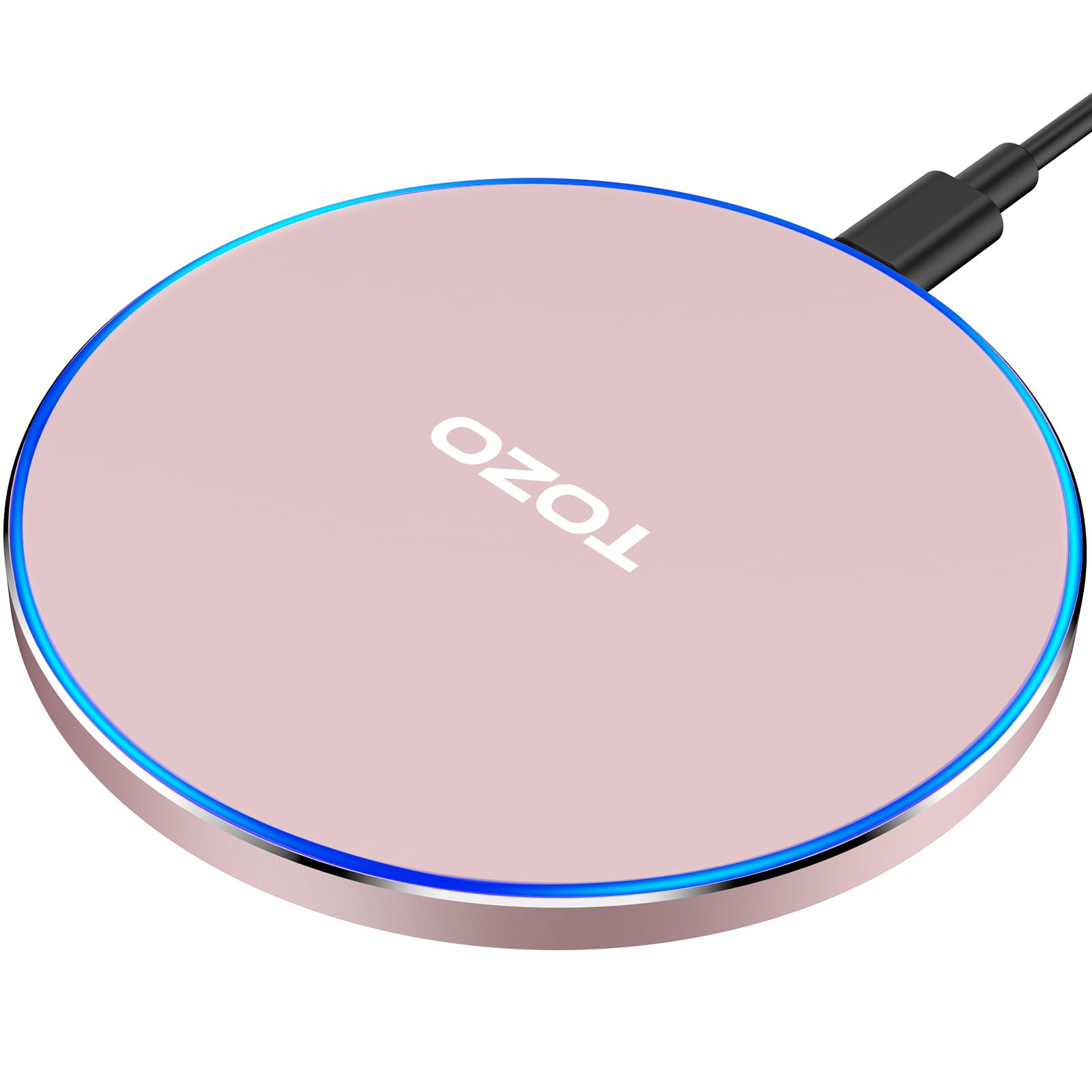TOZO 2024 Upgraded Wireless Charger 15W Max Fast Wireless Charging Pad Compatible with iPhone 16/16 Plus/16 Pro Max /15/14/13/SE