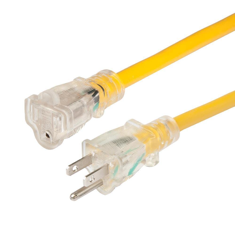 Marinco 14/3 Lighted Extension Cord - Non-Locking - 15A - 25',WBECCB0714BYV6C