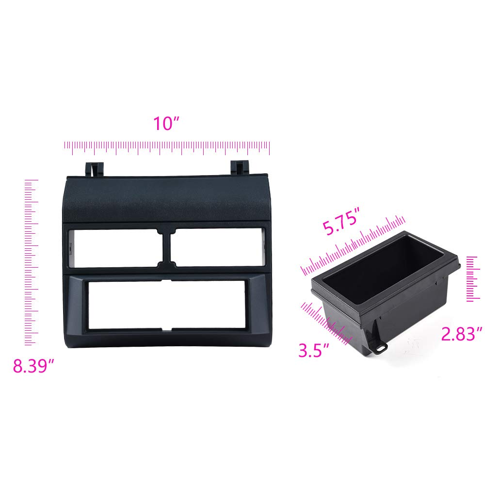 G Plus Trucks Car Stereo Radio Dash Kit Antenna Harness Blue Compatible With Chevy Crew Cab Dually 1992 1994 Gmk333Bu,Metra 99 3