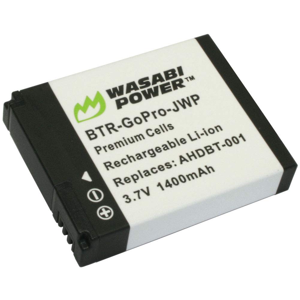 Wasabi Power Battery for GoPro HD HERO2, GoPro Original HD HERO and GoPro AHDBT001, AHDBT002