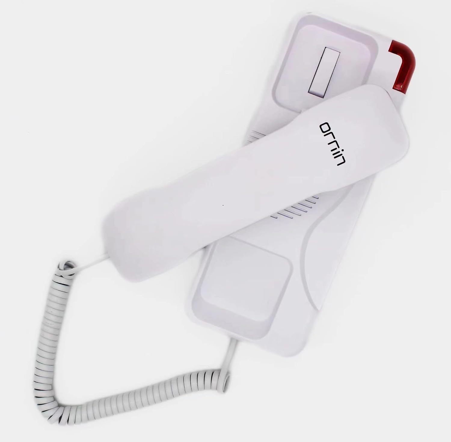 Ornin T108 Trimline Corded Telephone, Sos Key, Wall Mountable, Hotel And Home Use Phone(White)